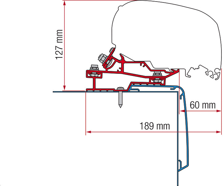 Markisen-Adapter F80 Voor Rapido C Line