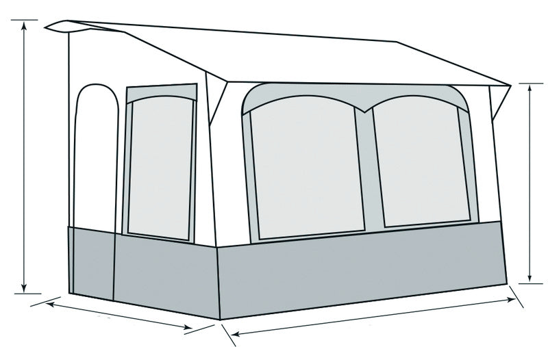 Universele All-Season Caravan Voortent Casa Royal 2