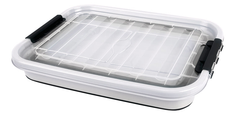 Aufbewahrungsbox 30l faltbar Met Deckel en Rollen