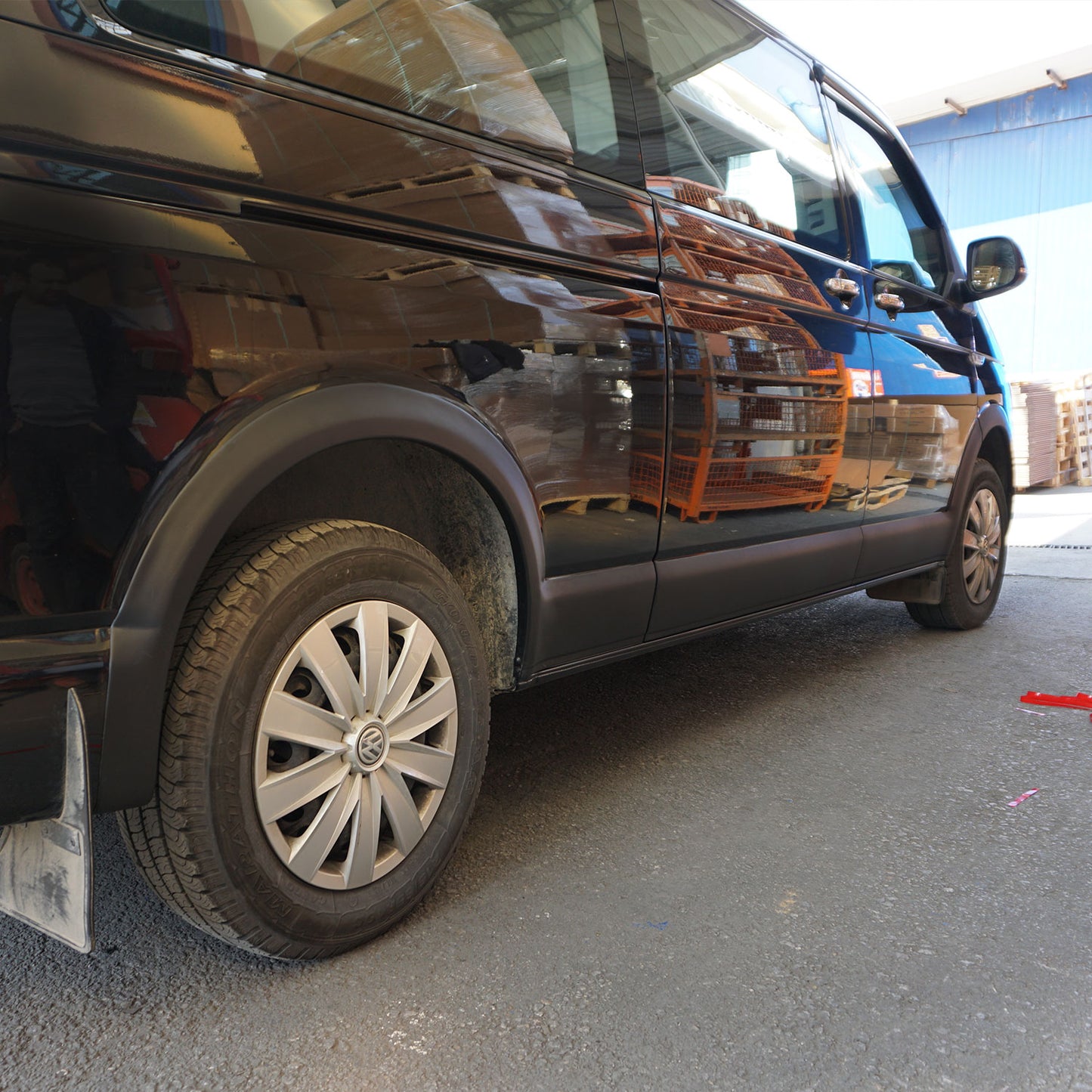 VW Transporter T6 spatbordverbreders | lengte 2 | Links gestuurd