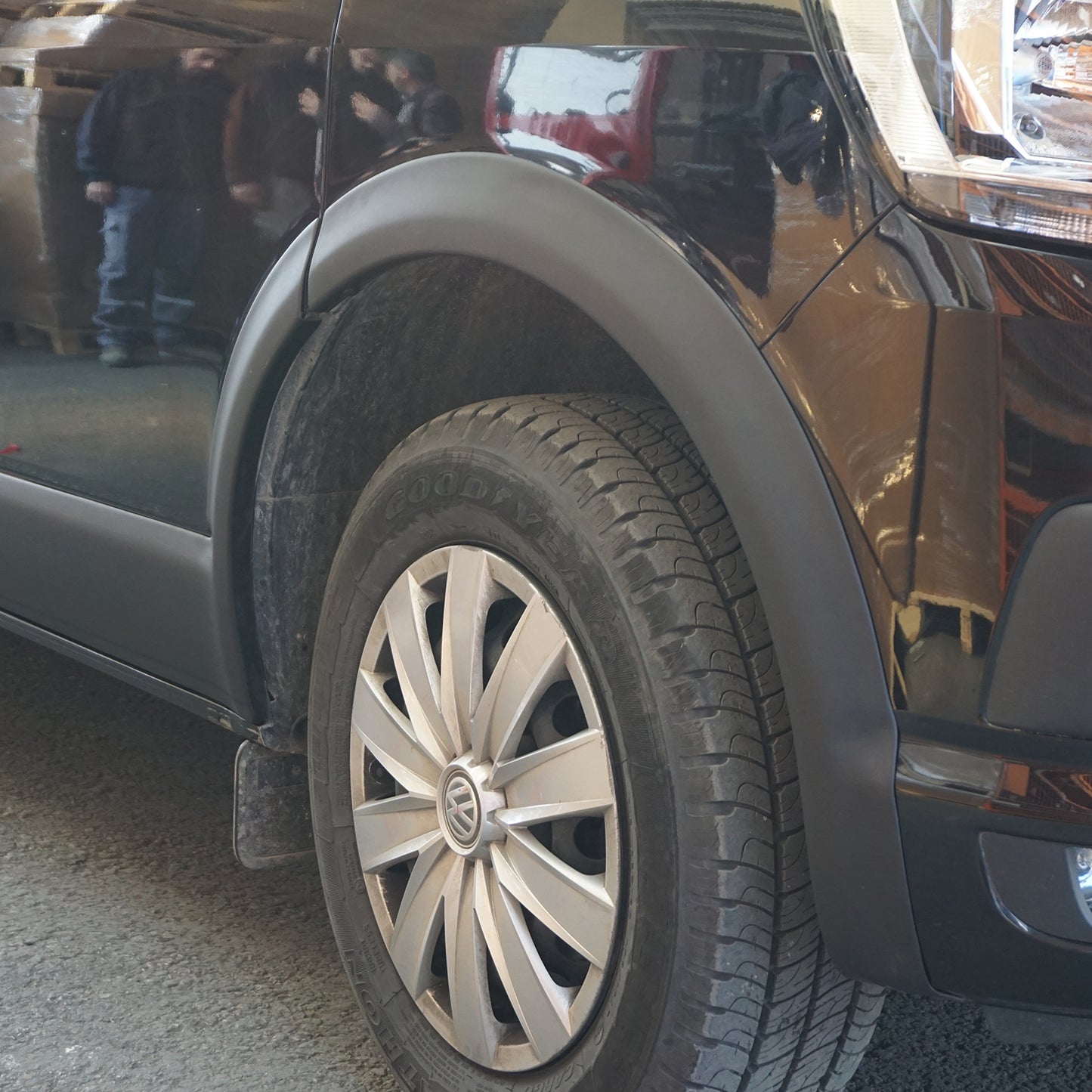 VW Transporter T6 spatbordverbreders | lengte 2 & schuifdeur rechts