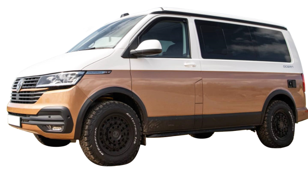 VW Transporter T6.1 spatbordverbreders | lengte 2 & schuifdeur rechts