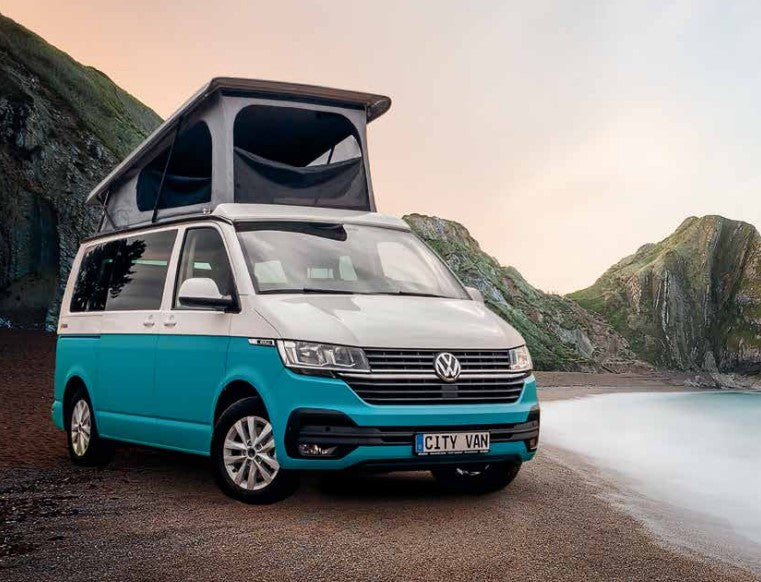 Reimo Slaaphefdak Volkswagen Transporter T5/T5.1/T6/T6.1 SWB KWB korte wielbasis - Voor hoog - Met Spoiler