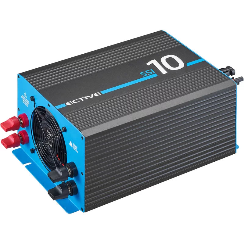 ECTIVE SSI 10 4-in-1 sinusomvormer 1000W/12V sinusomvormer met MPPT-zonnelaadregelaar, lader en NVS