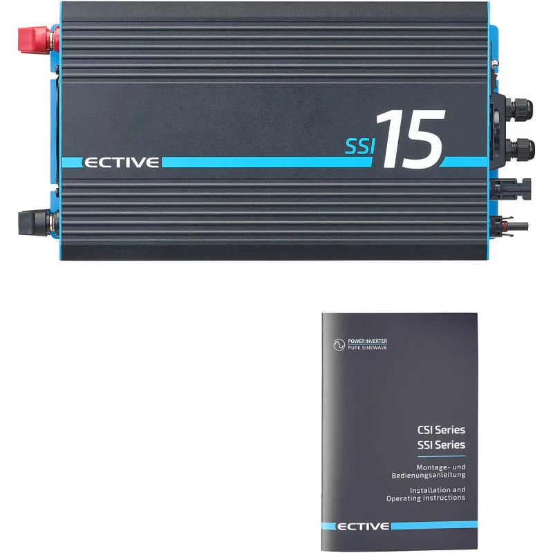 ECTIVE SSI 15 1500W 12V Zuivere Sinus omvormer