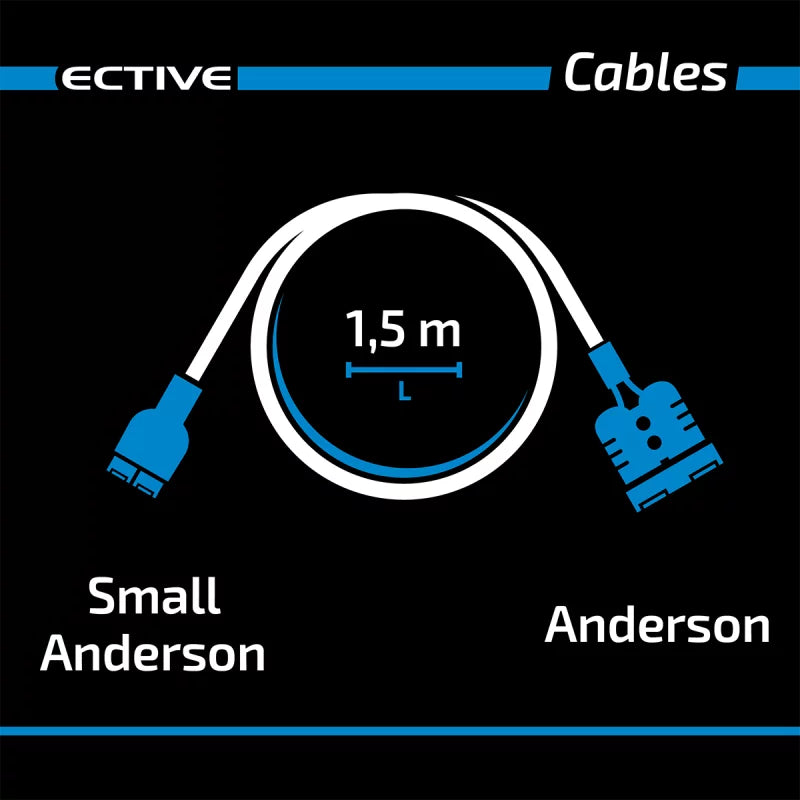 ECTIVE Adapter Anderson small naar Anderson voor AccuBox Powerstation