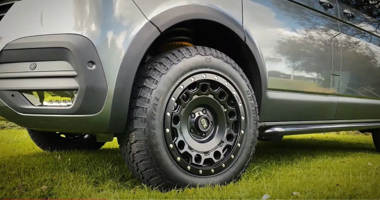 VW Transporter T6.1 spatbordverbreders | lengte 2 & schuifdeur rechts