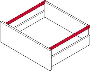 Häfele 552.30.516 – antraciet – 550 mm – afbeelding 3