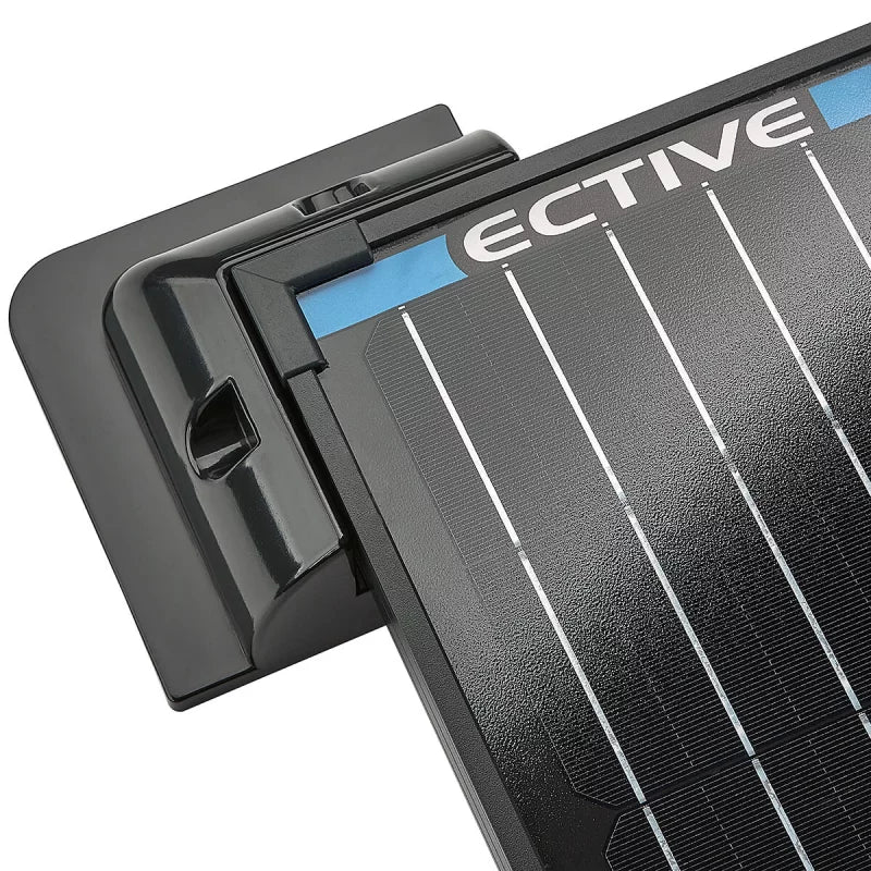 ECTIVE 7-delige lange complete montageset voor zonne-installatie (zwart)