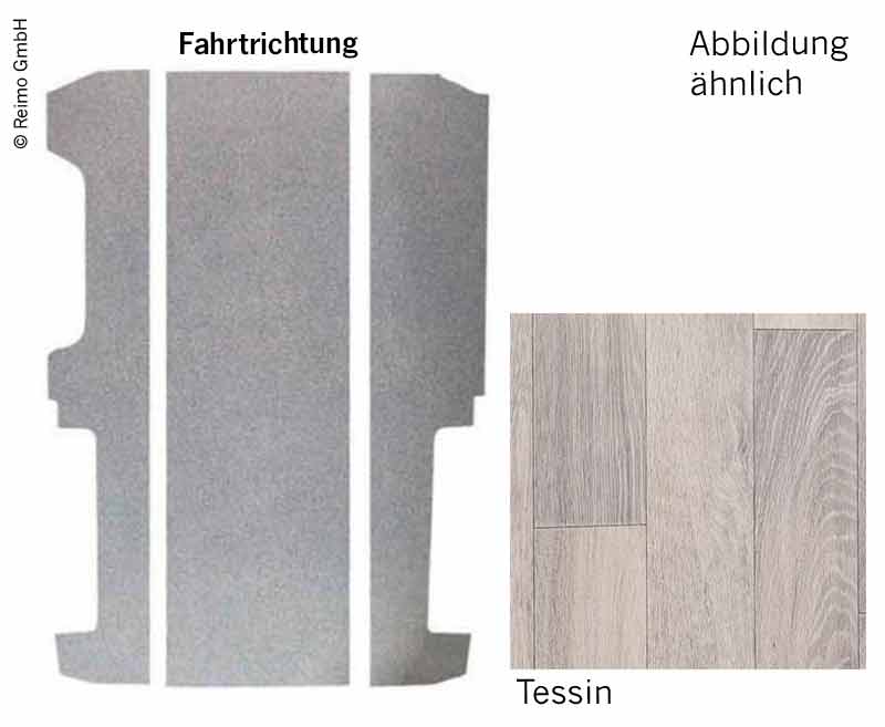 T5, T6 bodemplaat, voor VW lange wielbasis, Rechts- en linksgestuurd