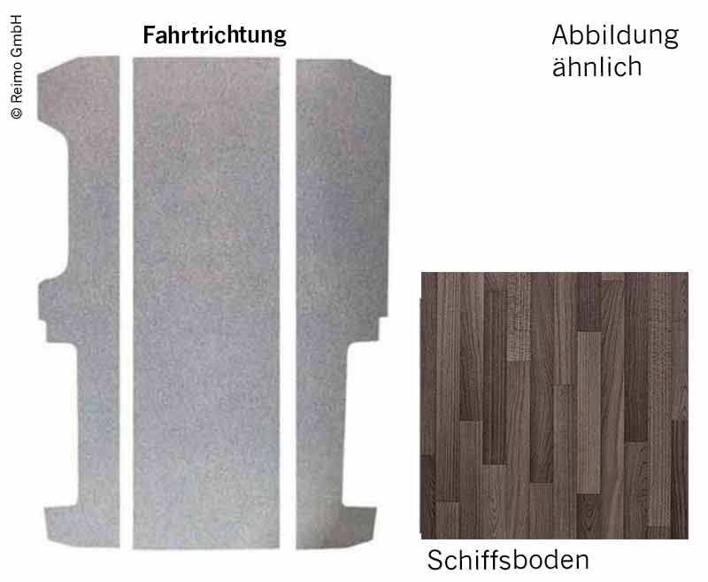 T5, T6 bodemplaat, voor VW lange wielbasis, Rechts- en linksgestuurd