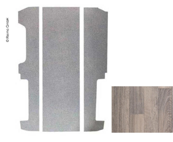 T5, T6 bodemplaat, voor VW korte wielbasis, Rechts- en linksgestuurd
