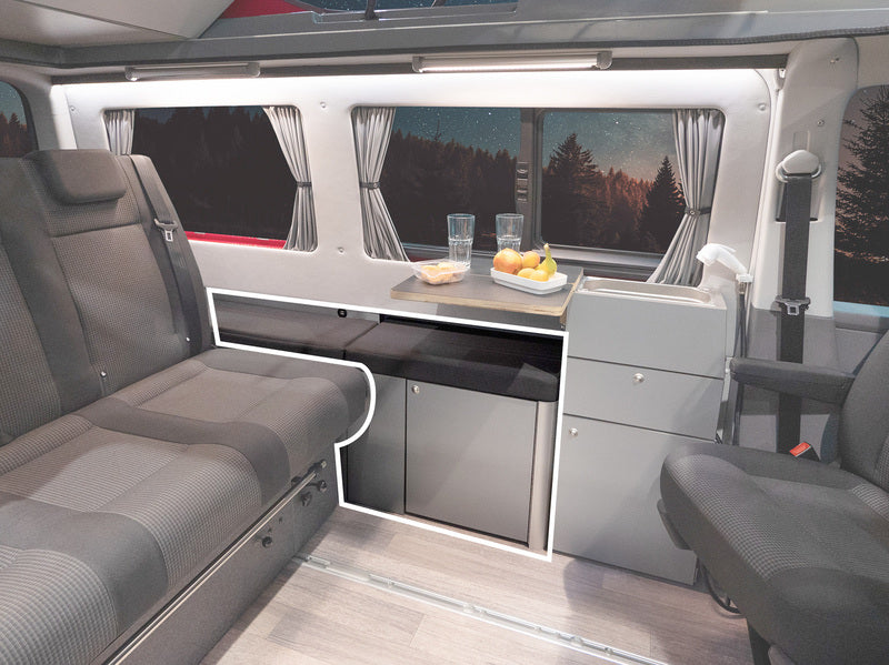 Weekender Storage Box Kit VW T6/T5 KR Antraciet