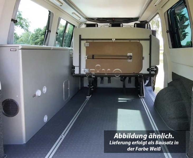 meubellijn CityVan, hoogglans wit voor VW T6/5 korte wielbasis
