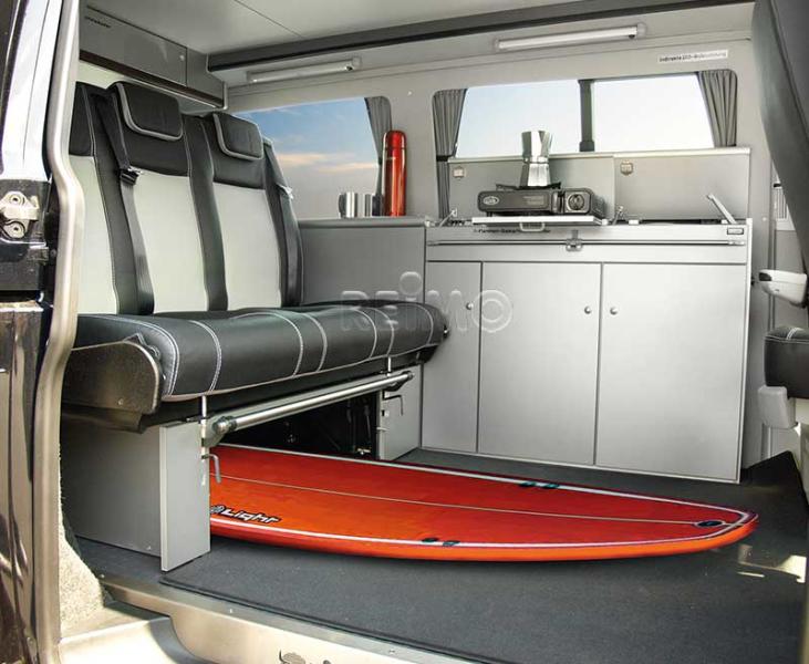 meubellijn CityVan, antraciet voor VW T6/5 korte wielbasis