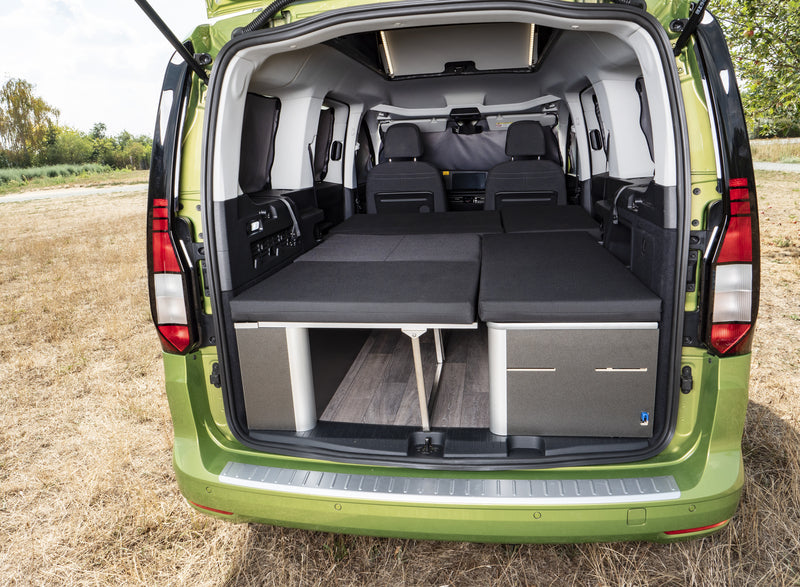 Bed met klapbank voor VW Caddy 5 L2, Weekender 2