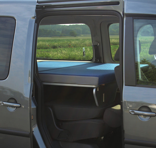 VW Caddy Maxi met bekleding + bekleding 200 x 133 cm met bekleding + bekleding