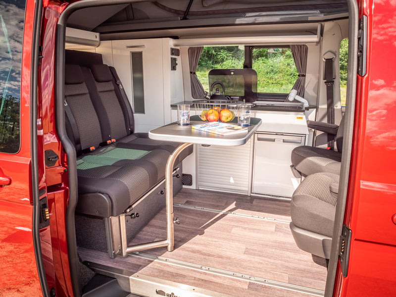 Meubellijn TrioStyle voor VW T6/5 korte wielbasis afgewerkt zonder technische on