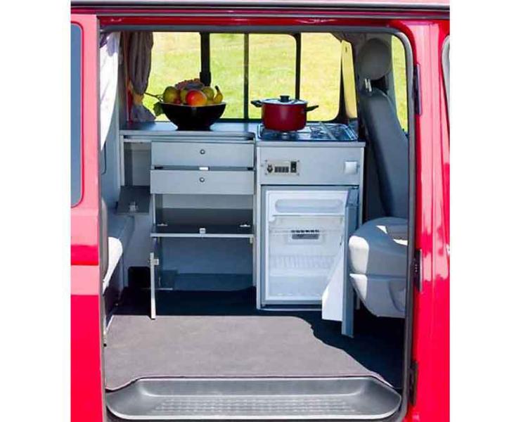 Keukenblok met dressoir, voor TravelStyle VW T6/T5 KR+LR
