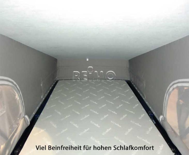 Slaapdak superplat voor VW T5/6 korte wielbasis, voorkant hoog