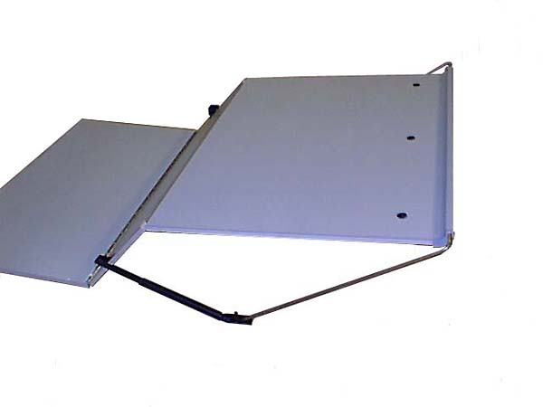 Slaapdakbed VW T5&T6, kort wielbasis, lichtgrijs stof