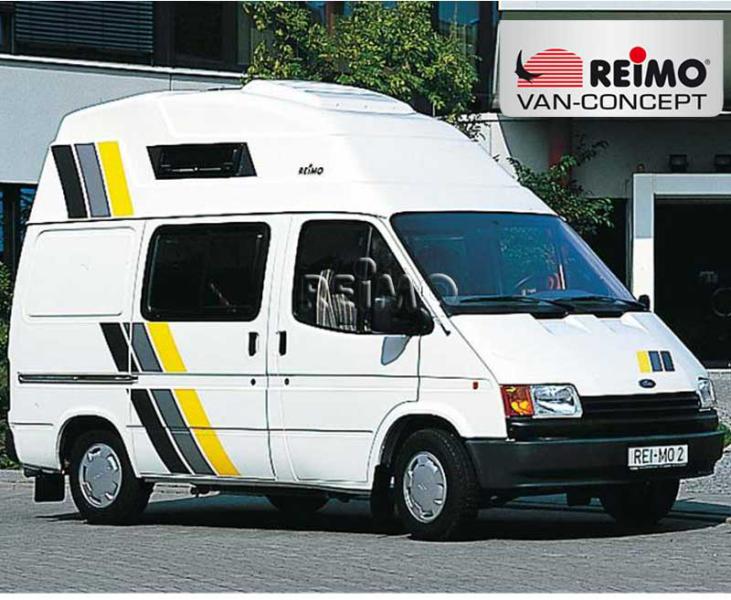 Hoog dak Ford Transit (tot 1999) korte wielbasis Aeroline, wit