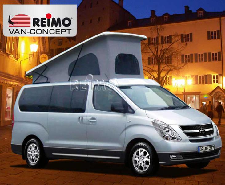 Hyundai pop-up dak H1 supervlak, voorzijde hoog, kwartsgrijs, jaar 2008