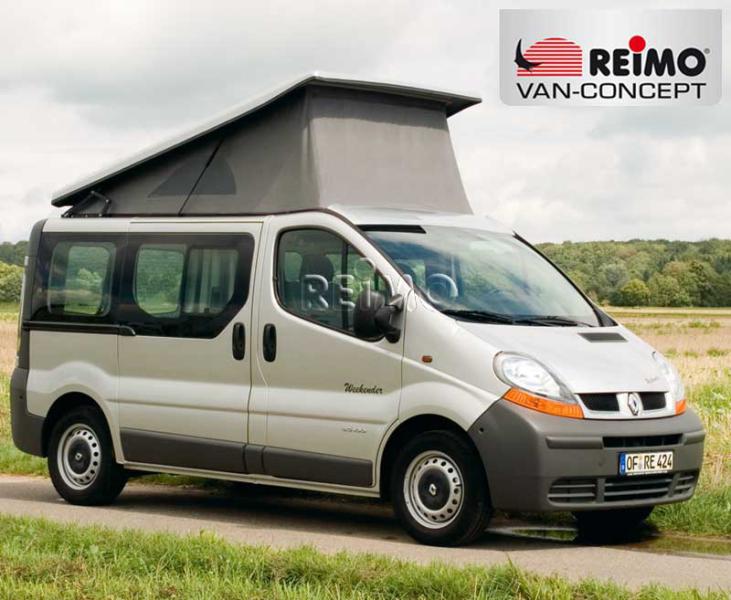 Dakbed Ren.Traf/Opel Vivaro sfl., 2-delig, Voorzijde hoog
