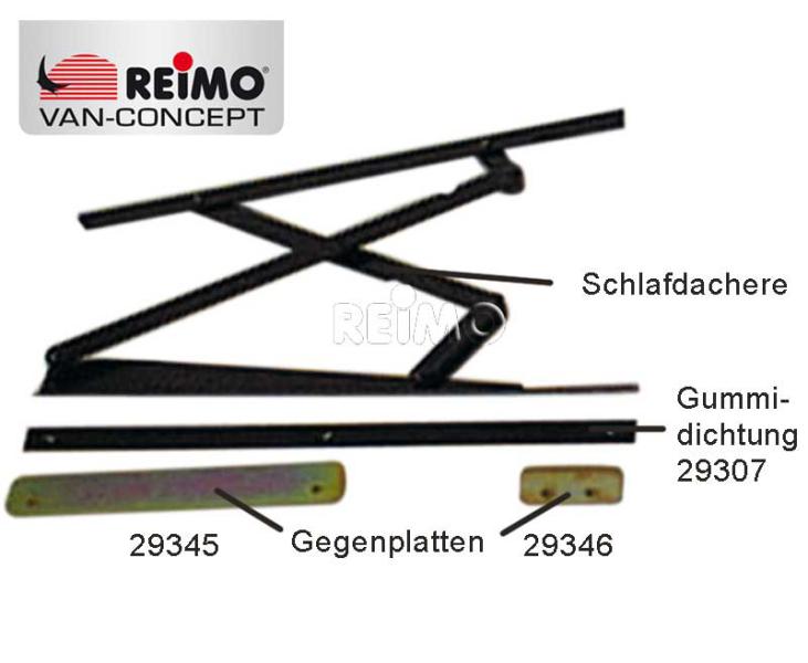 Contraplaat voor slaaptankschaar, 325 mm