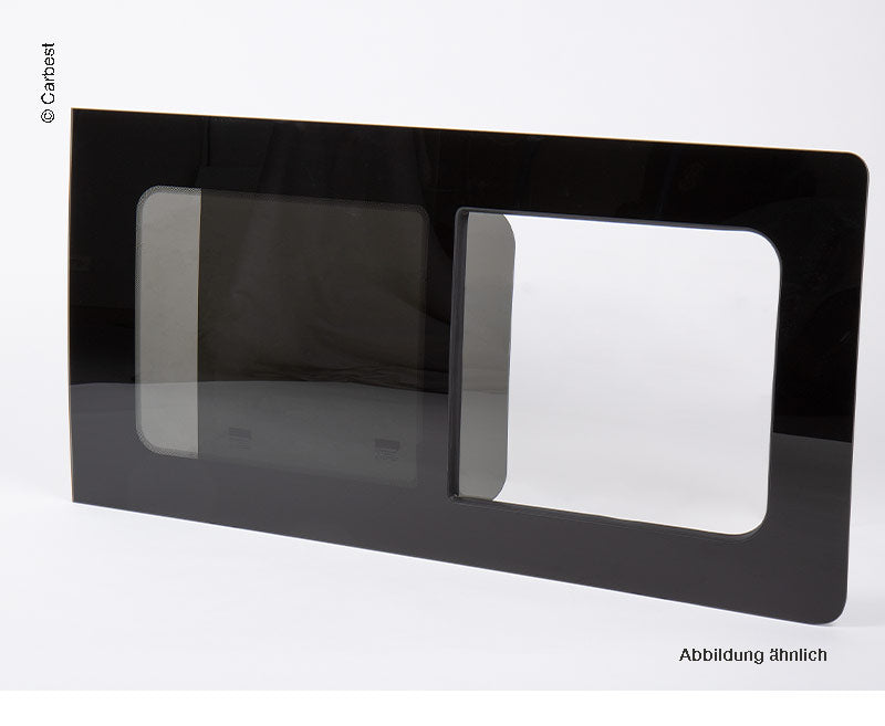 Schuifraam rechts VW T4, echt glas, 1126x523, bouwjaar 1990-2004