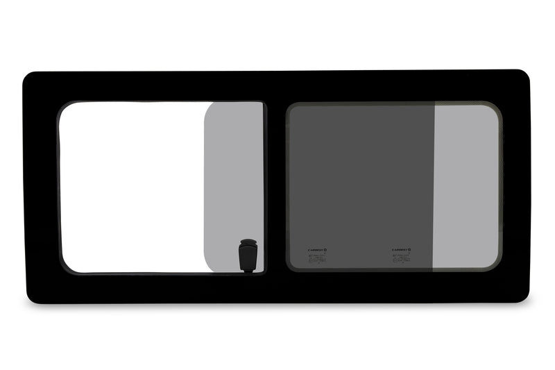 Schuifraam links VW T4, echt glas, 1126x523, bouwjaar 1990-2004