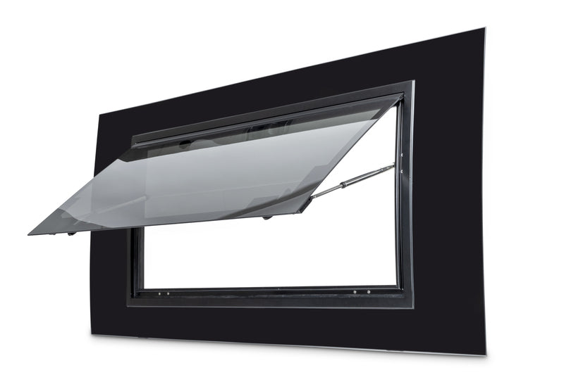 Ventilatieraam rechtsvoor Fiat Ducato vanaf 07 echt glas, 1400x665, kR/lR