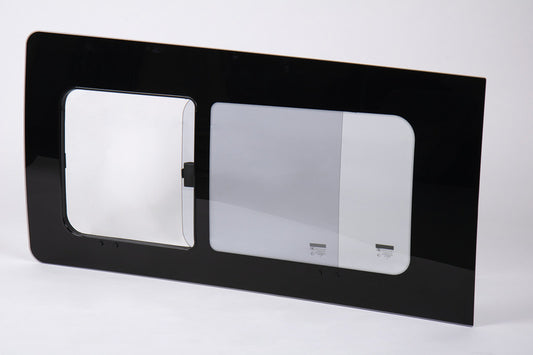 Schuifraam links Ford Transit Custom, 1208x566, getint