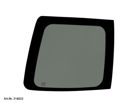 Raam VW Caddy Maxi van 2008-2020, achterdeur, links 750x596