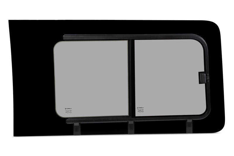 Schuifraam Ford Transit voor Links, echt glas 1369x754 uit 2014, L3