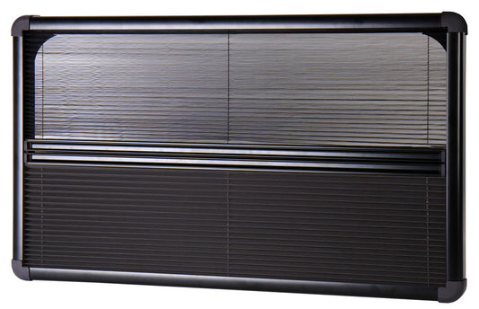 Aluminium binnenframe Zwart 830x440 (totale afmetingen) met verduistering + insectenhor voor T5/T6