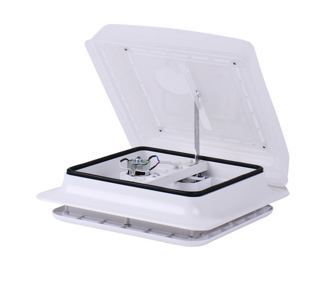 12V Power vent 280x280mm met ventilator, wanddikte 30-60mm
