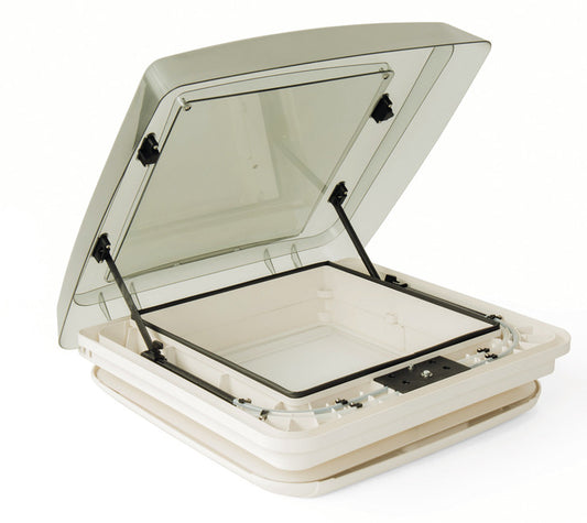 dakkap Vent F Pro 400x400mm met vouwrolgordijn