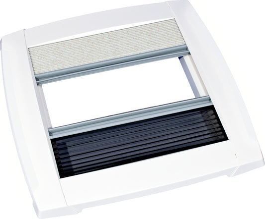 Vouwframe met LED voor 40x40cm dakluiken