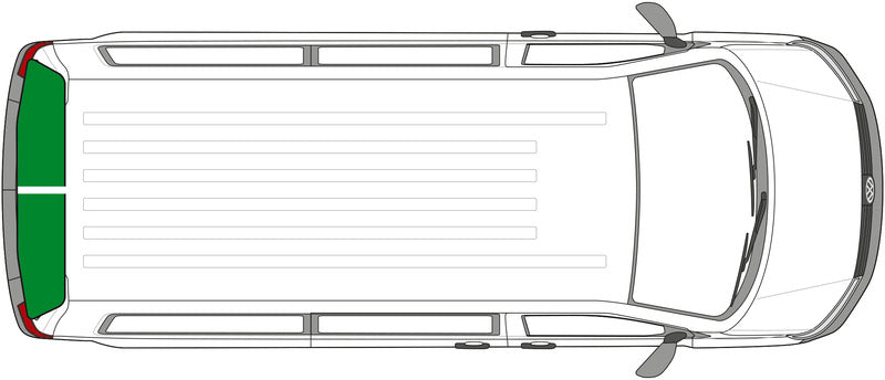 Isoflex thermische mat - VW T4 cabine, 3-delig
