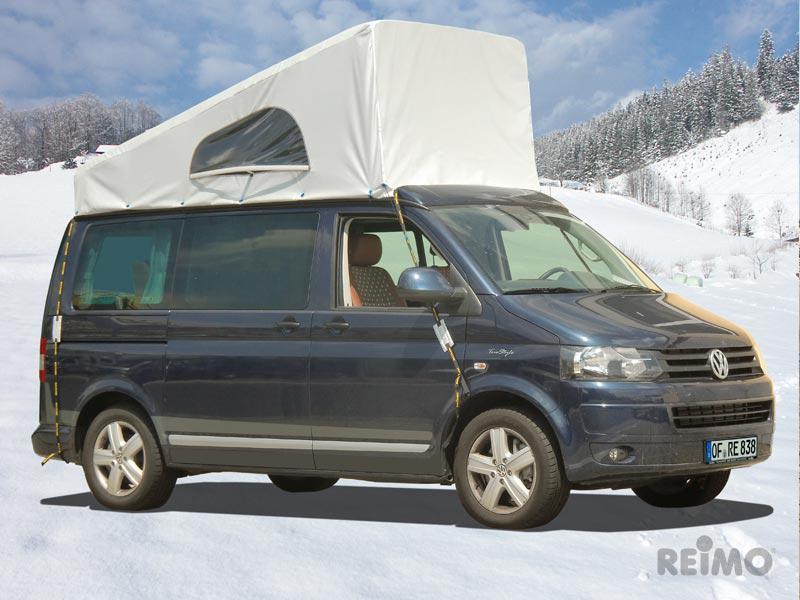 Weerbescherming voor slaapdak EasyFit VW T5&T6 lang wielbasis, voorkant hoog