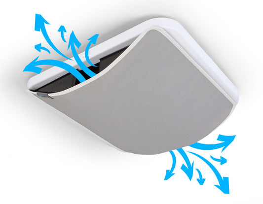 NiteAir 50 x 50 - Dakventilatiepaneel voor dakkappen / dakventilatoren