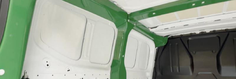 Kabelgoot voor Ford Transit Custom / Tourneo Custom (geproduceerd na oktober 2023) en Volkswagen New Transporter (geproduceerd na maart 2025) – L1 H1