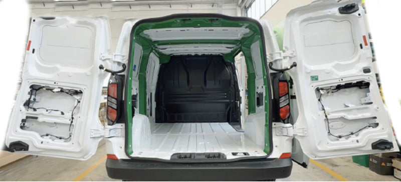 Kabelgoot voor Ford Transit Custom / Tourneo Custom (geproduceerd na oktober 2023) en Volkswagen New Transporter (geproduceerd na maart 2025) – L1 H1