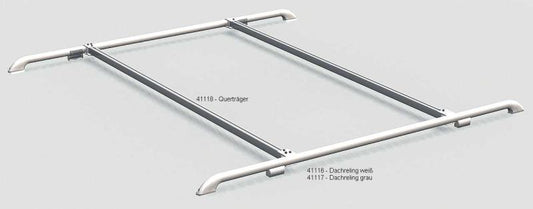 Omnistor dakreling 3 m, wit (2 stuks)