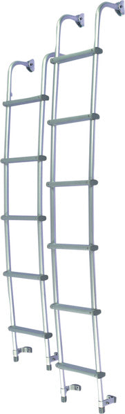 Achterladder voor bestelwagen - aluminium