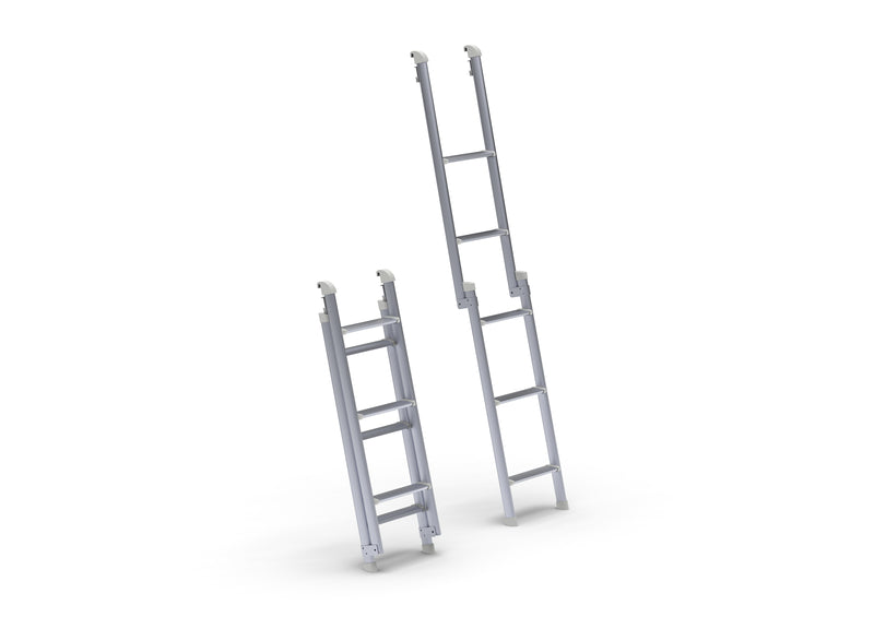 Vouwbare aluminium ladder voor slaapdak