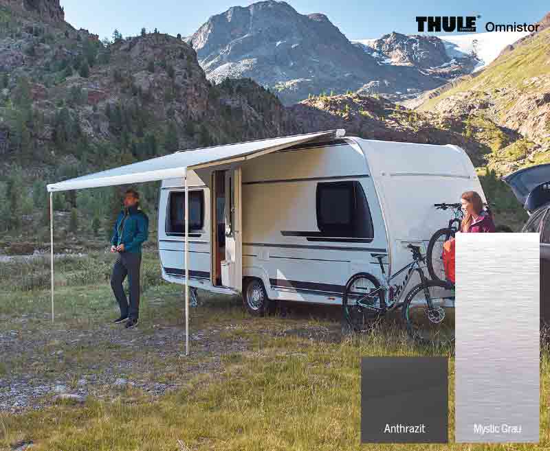 Thule Omnistor 6300 luifel – 500 cm – Antraciet – Mystic Grey – bron 76029905305935 – 42380