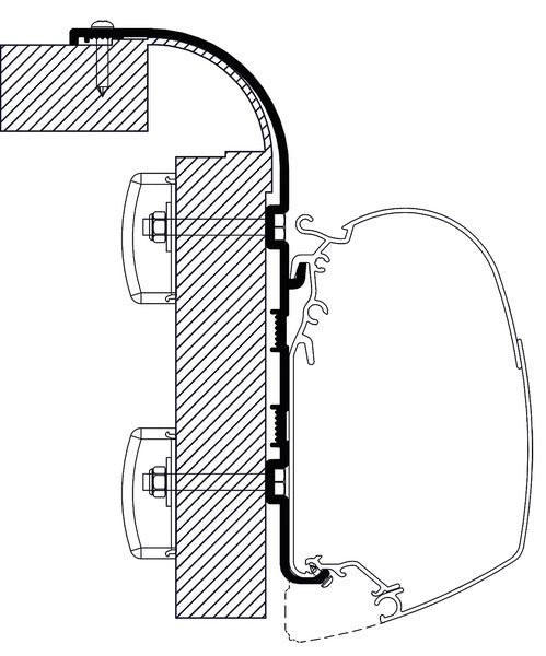 Adapter Thule Omnistor Luifel Bailey