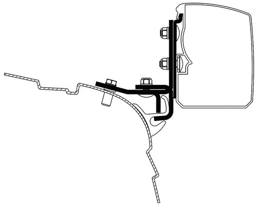 Thule luifel 3200, Adapter VW T5/T6 Minivan Multi Rail LHD